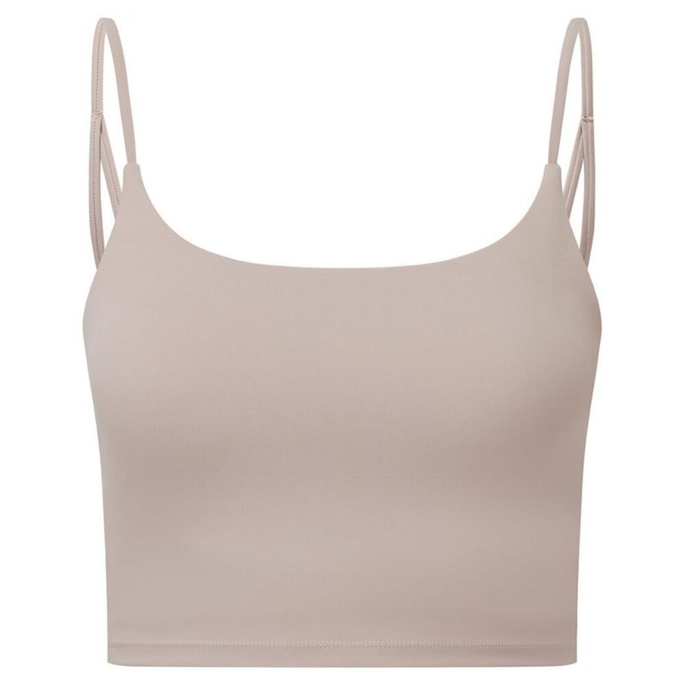 TriDri Womens/Ladies Recycled Sports Bra / Stone